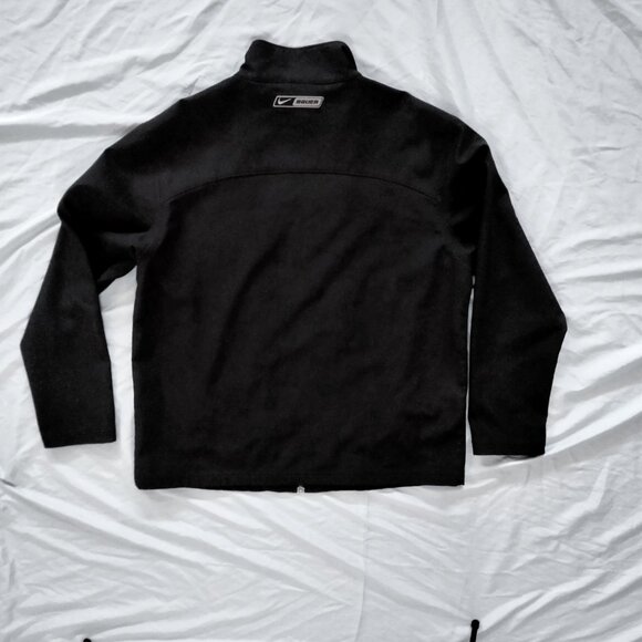 Nike Bauer Warm-Up Jacket Mens Size XL Black Hockey Zip Up - Picture 3 of 5